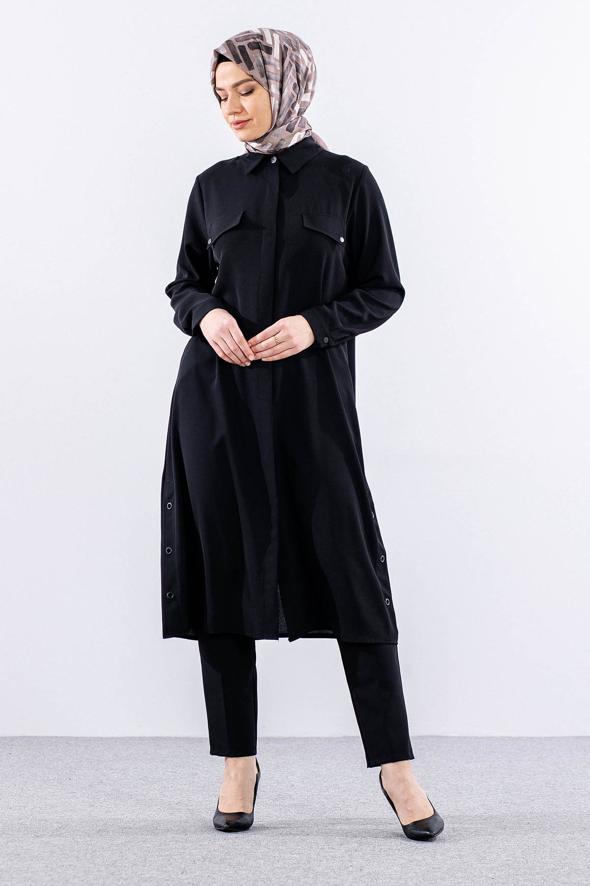 5097 Tunik 46-52 - Siyah  - - 2