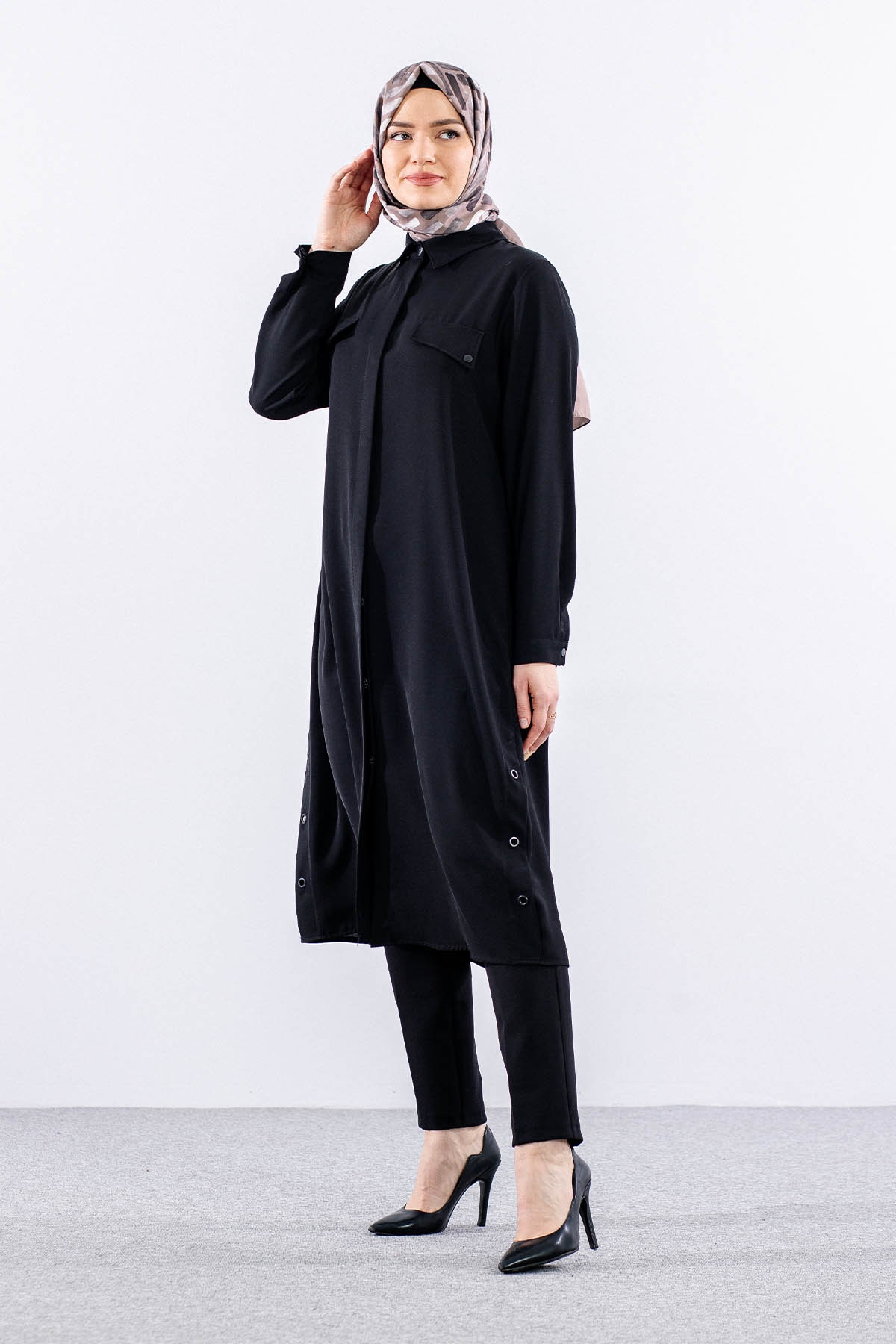 5097 Tunik 46-52 - Siyah  - - 3