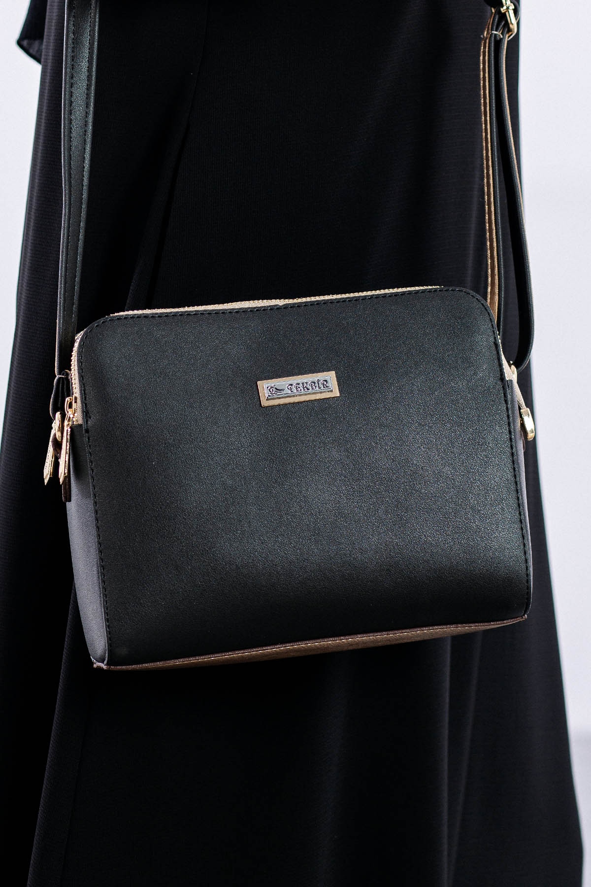 5188 Bayan çanta - Siyah_gold - 1