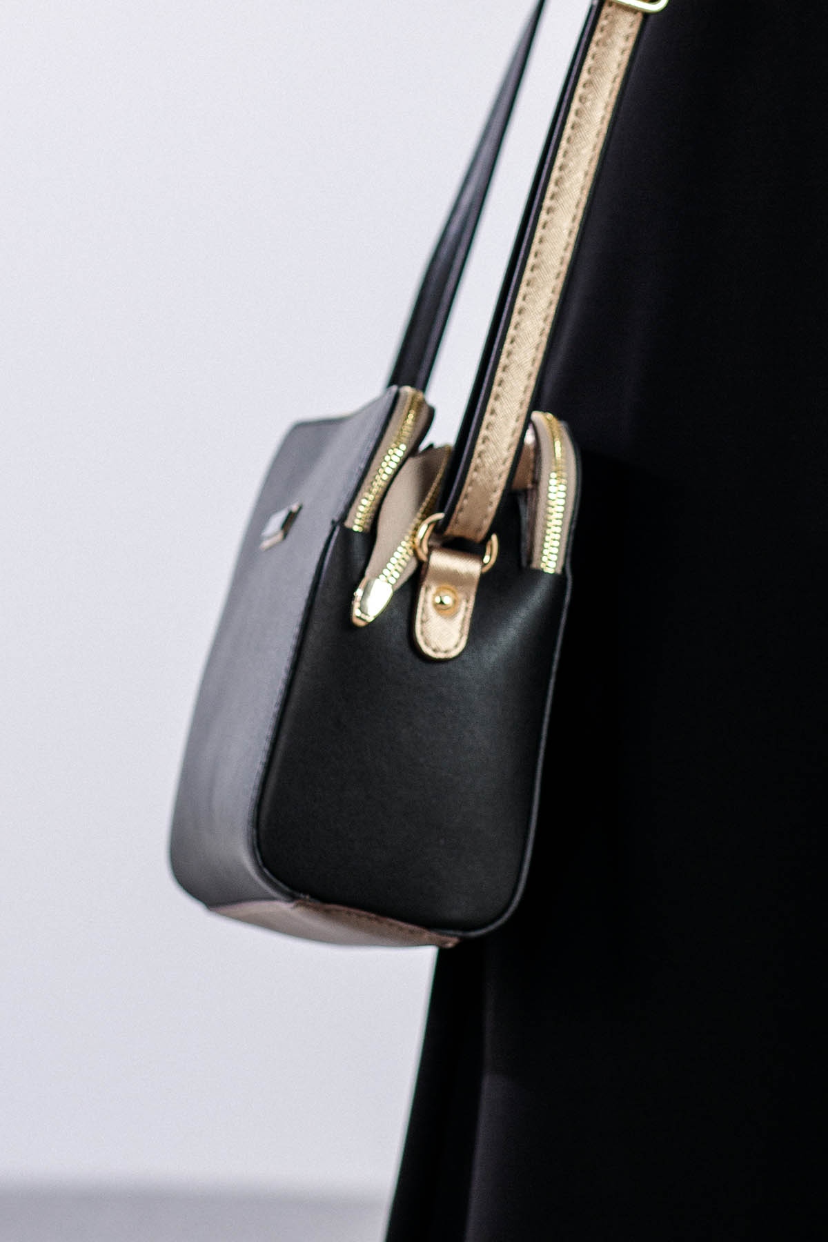 5188 Bayan çanta - Siyah_gold - 2