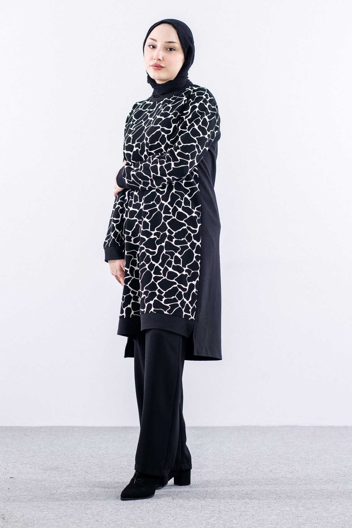 5269 Tunik 3-4-5-6 - Siyah_beyaz - 3