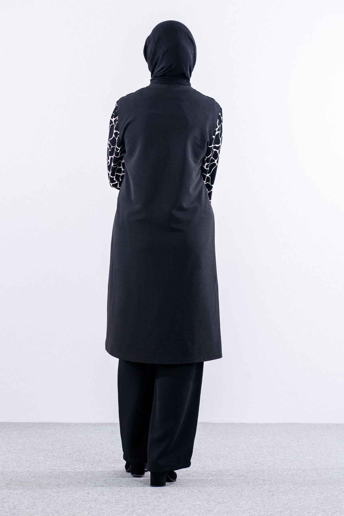 5269 Tunik 3-4-5-6 - Siyah_beyaz - 4