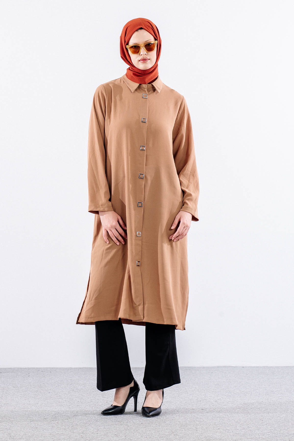 5290 Tunik 46-52 - Bej - 1