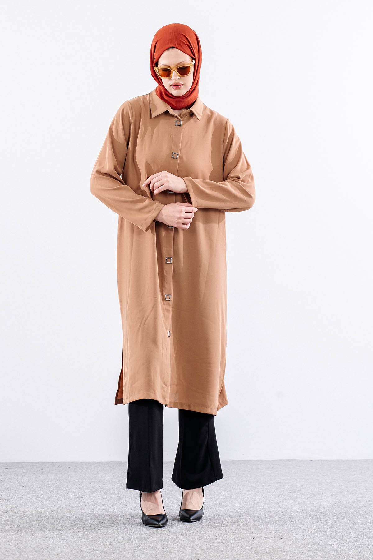 5290 Tunik 46-52 - Bej - 4