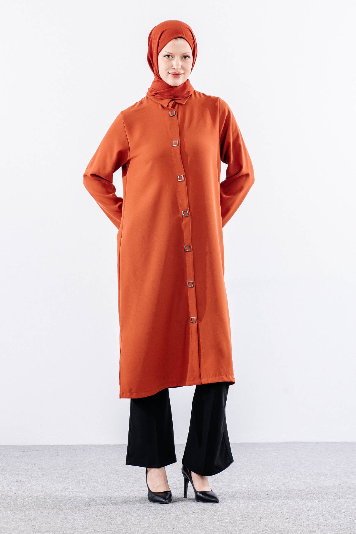 5290 Tunik 46-52 - Kiremit - 1