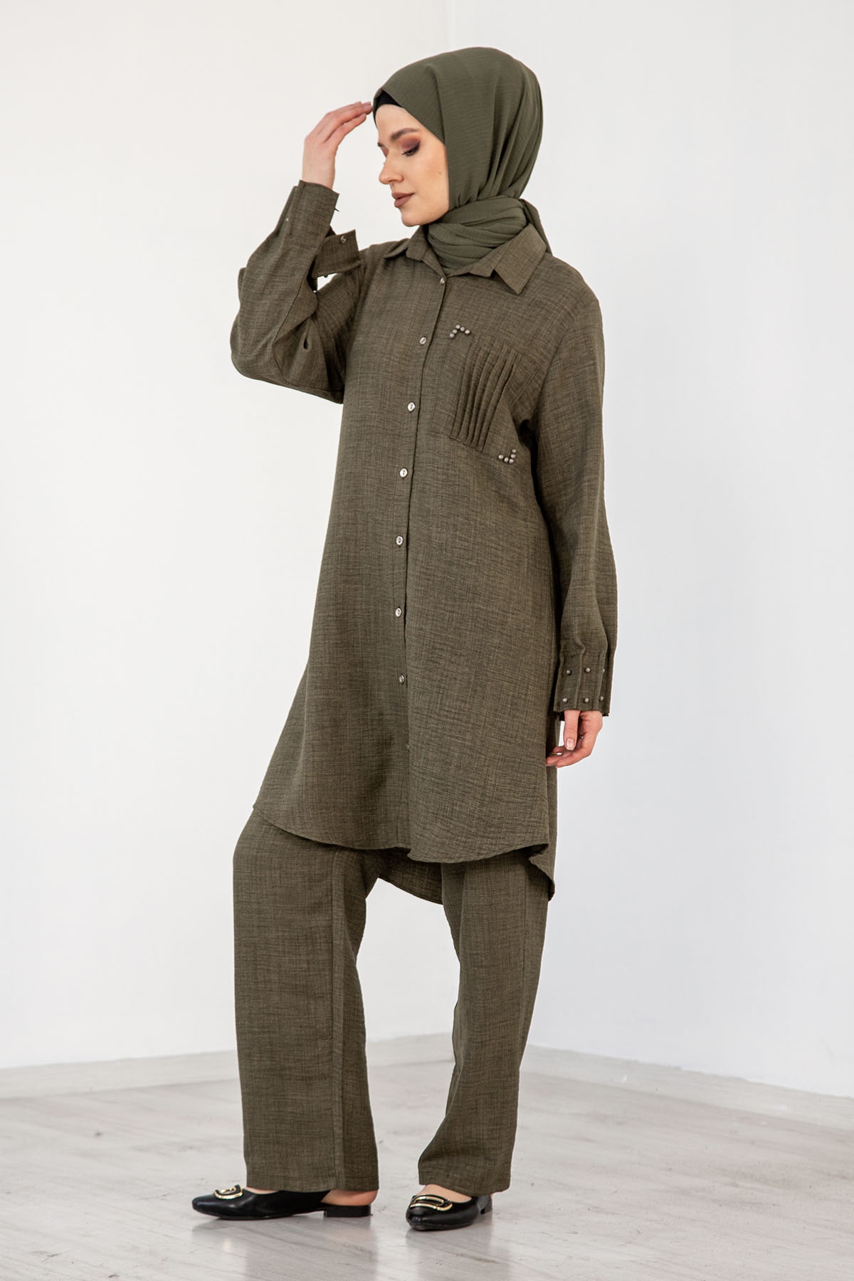 5577 Cepli Bb Takim 44-50 - Haki - 3