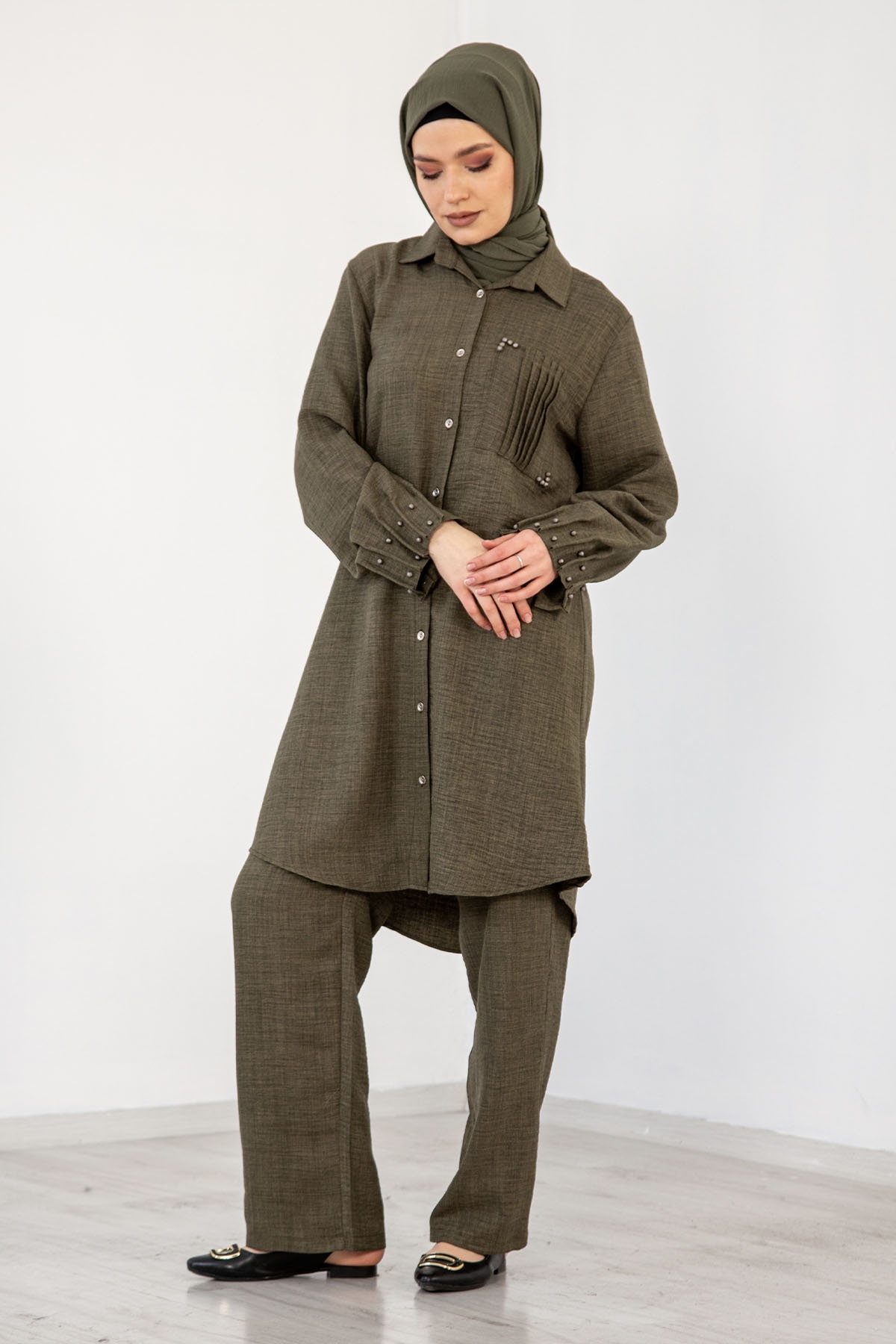 5577 Cepli Bb Takim 44-50 - Haki - 4