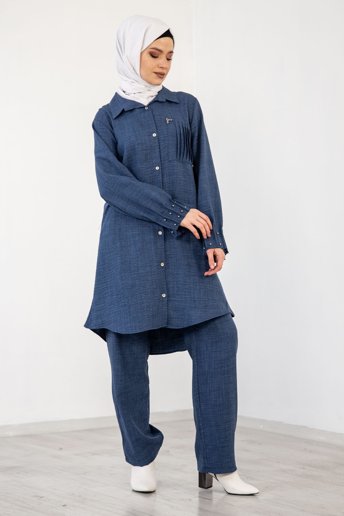 5577 Cepli Bb Takim 44-50 - Mavi - 4