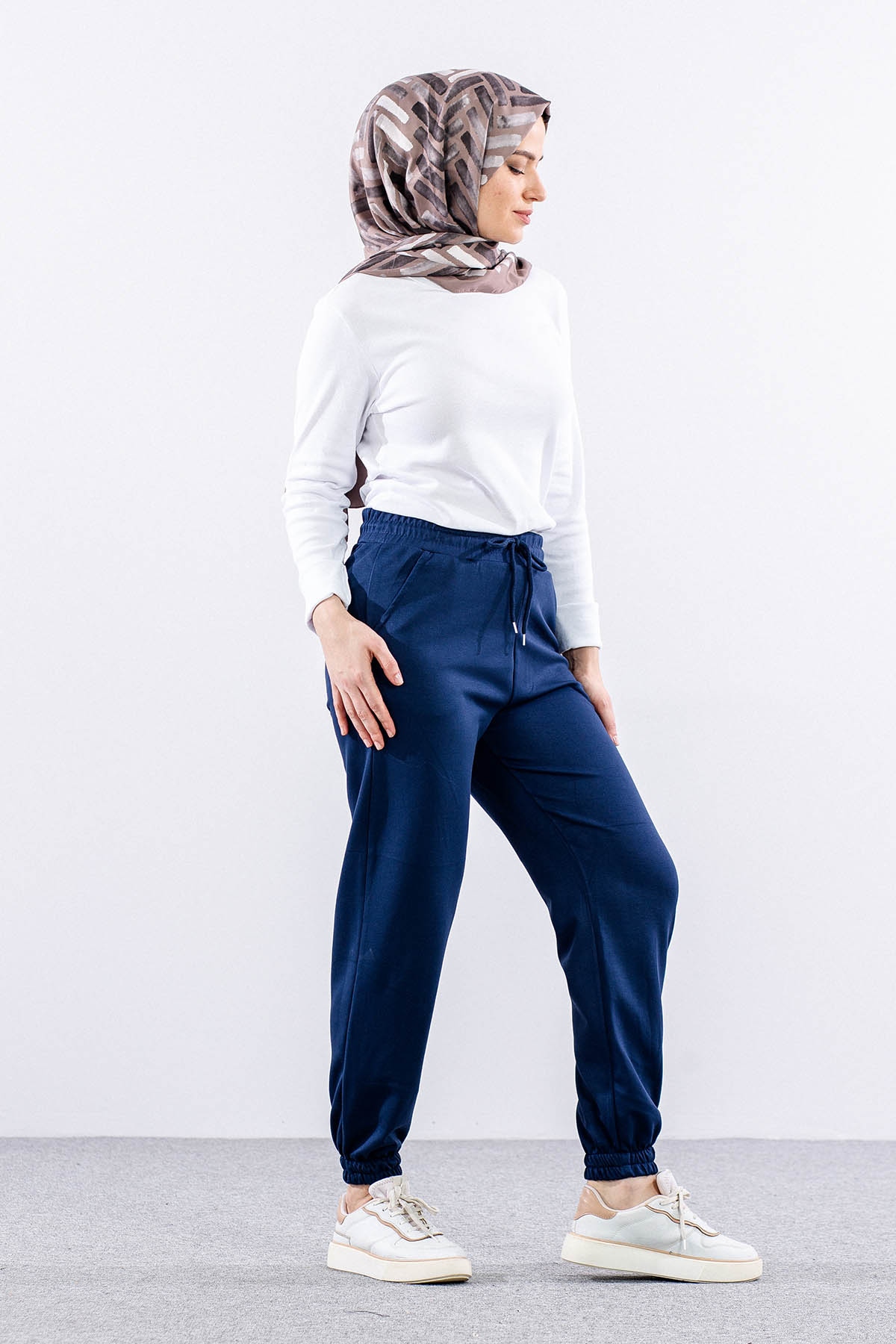 5631 Spor Pantolon 38-44 - Lacivert - 3