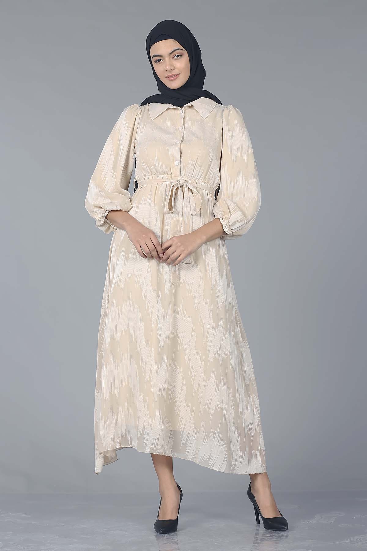 5667 Elbise 38-44 - Tas - 1