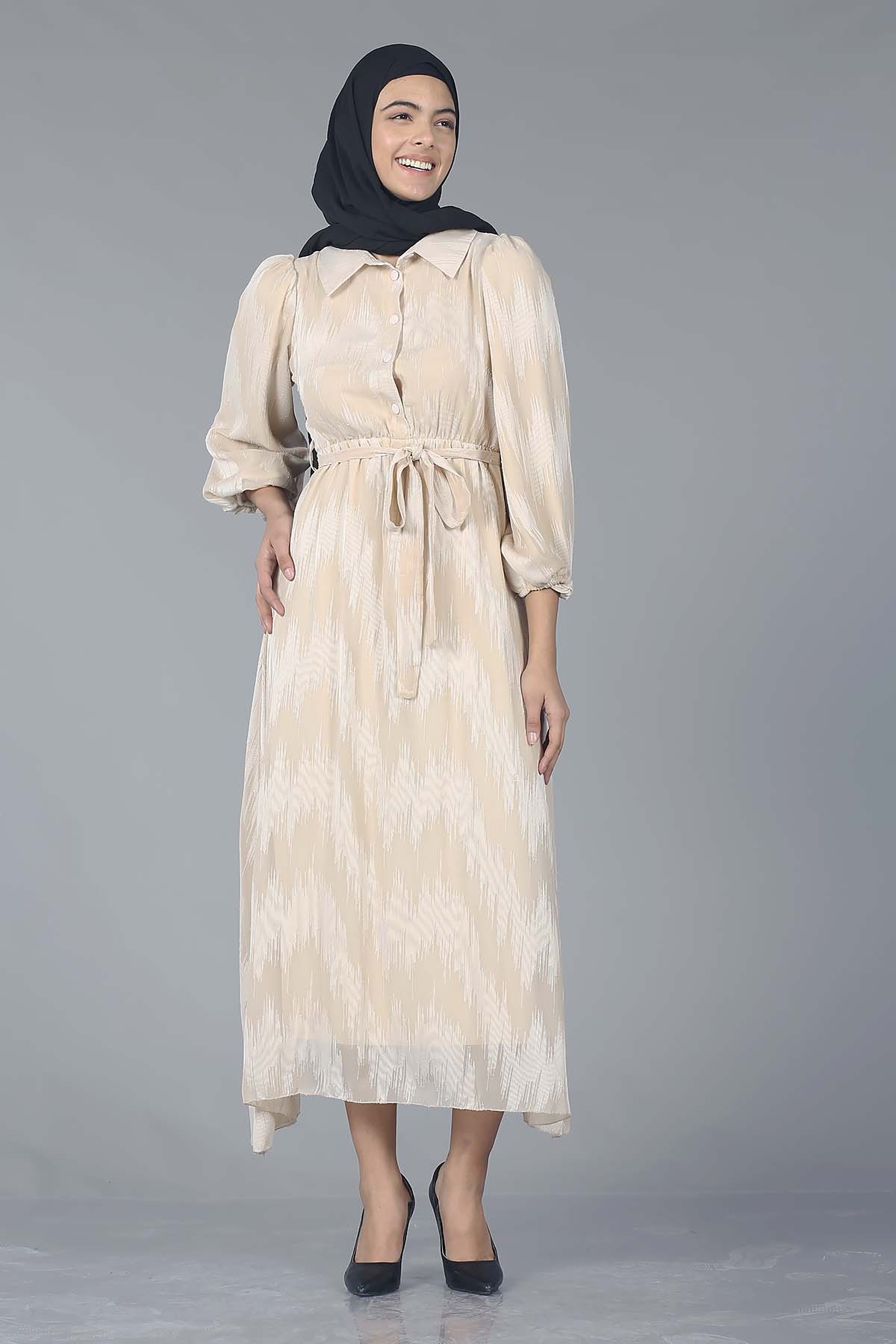 5667 Elbise 38-44 - Tas - 2