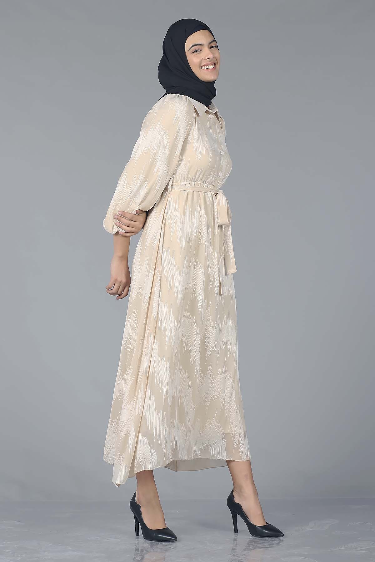 5667 Elbise 38-44 - Tas - 4