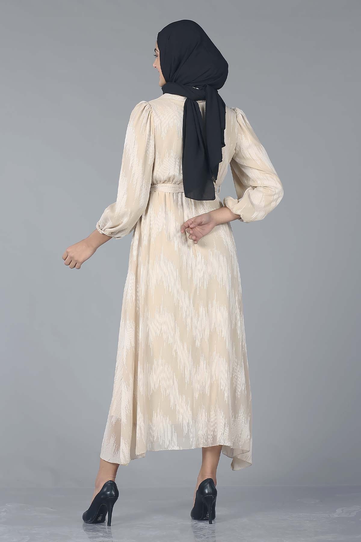 5667 Elbise 38-44 - Tas - 5