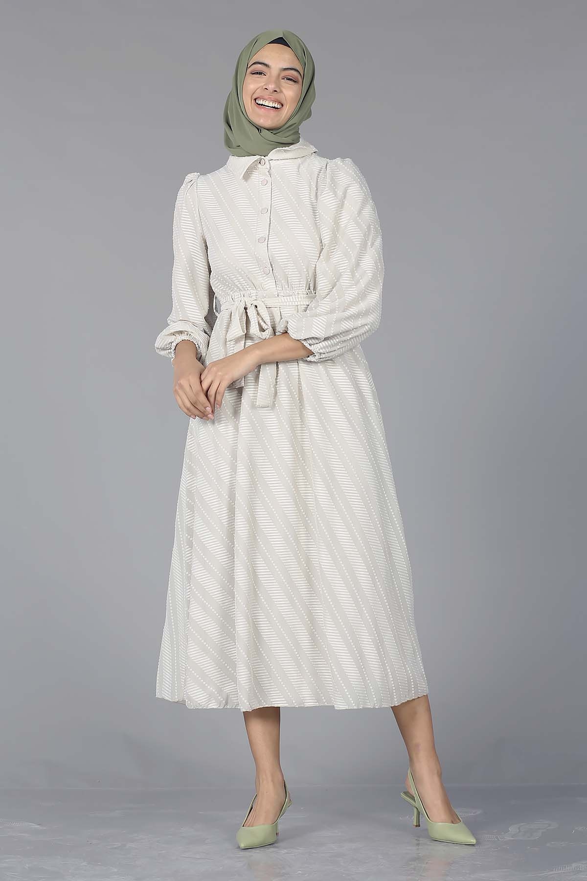 5683 Elbise 38-44 - Tas - 2