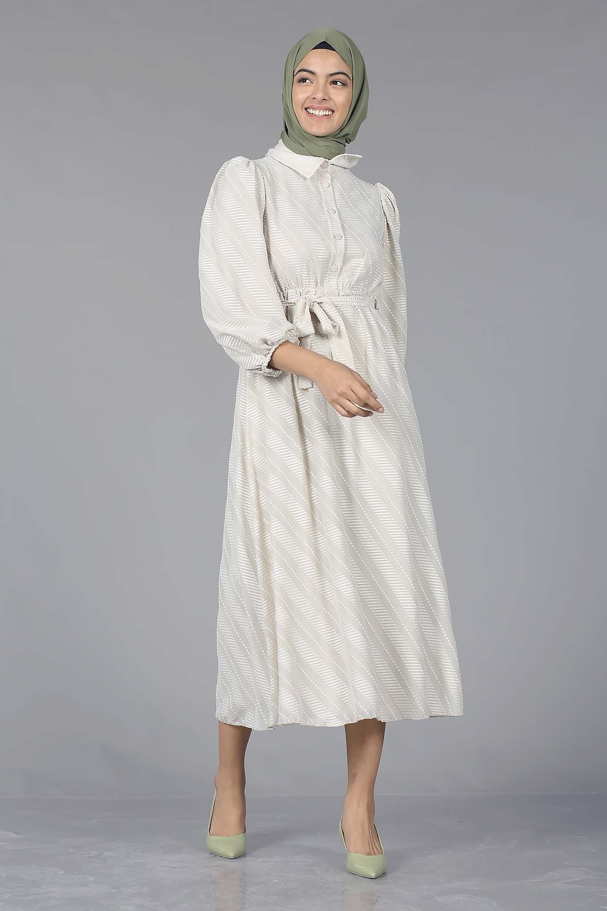 5683 Elbise 38-44 - Tas - 3