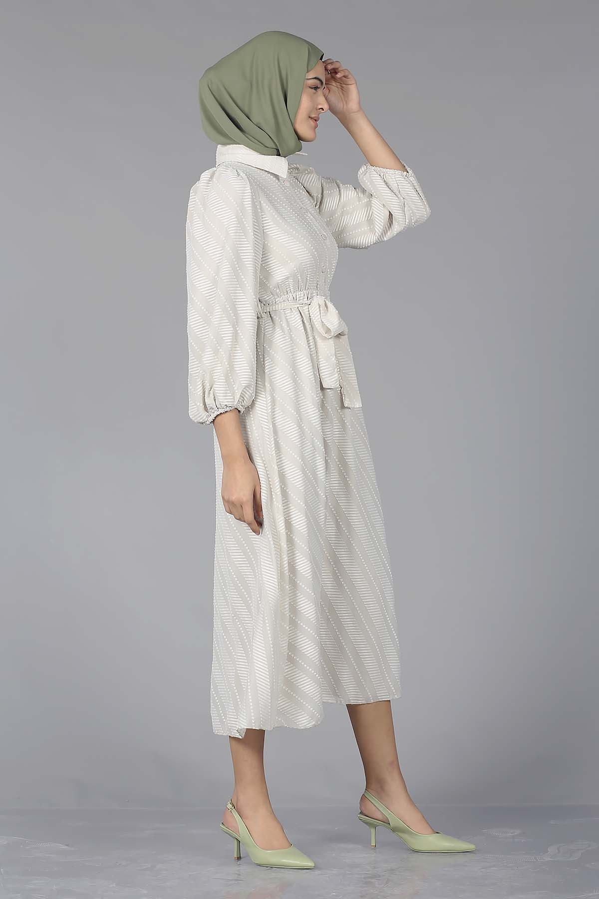 5683 Elbise 38-44 - Tas - 4