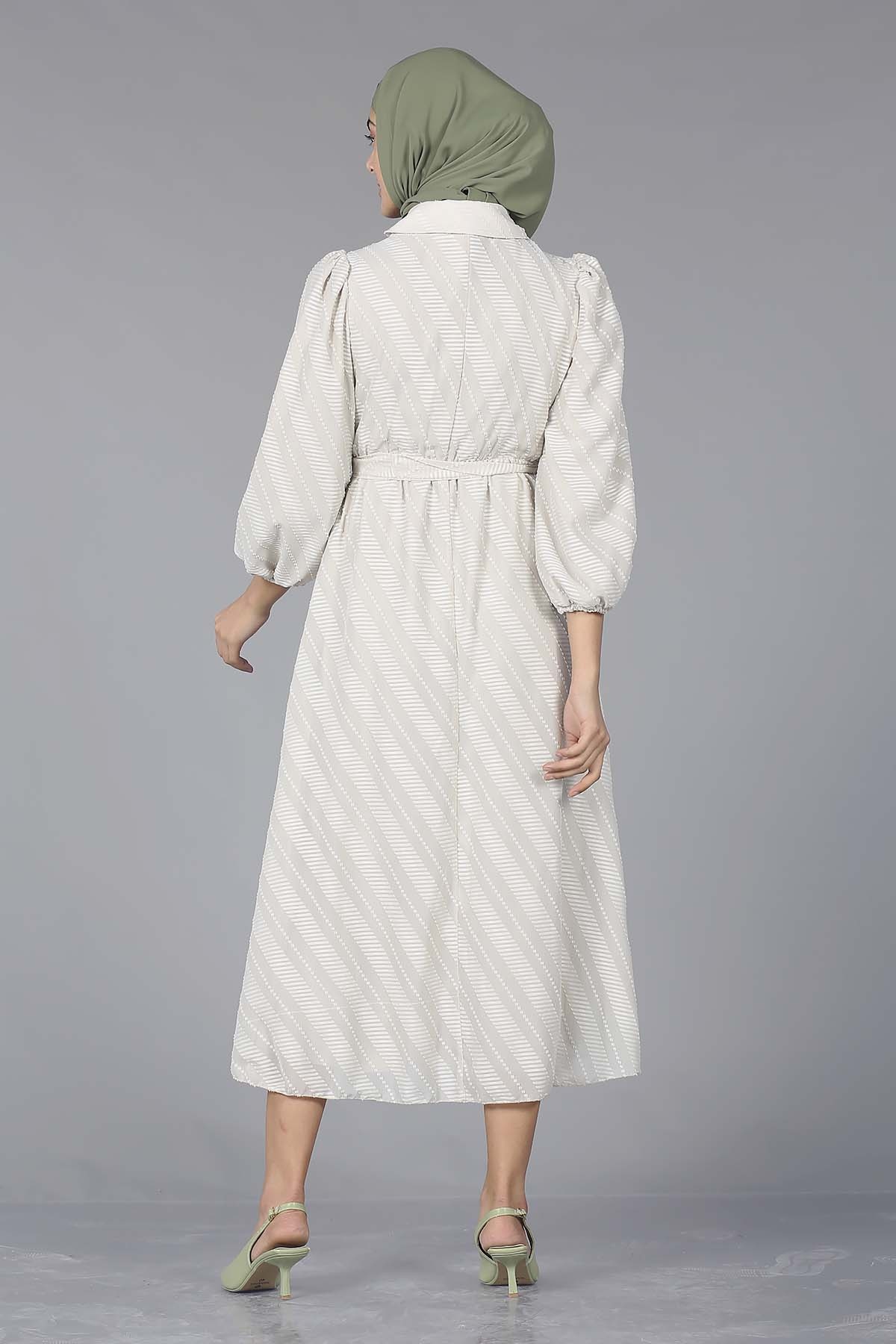 5683 Elbise 38-44 - Tas - 5