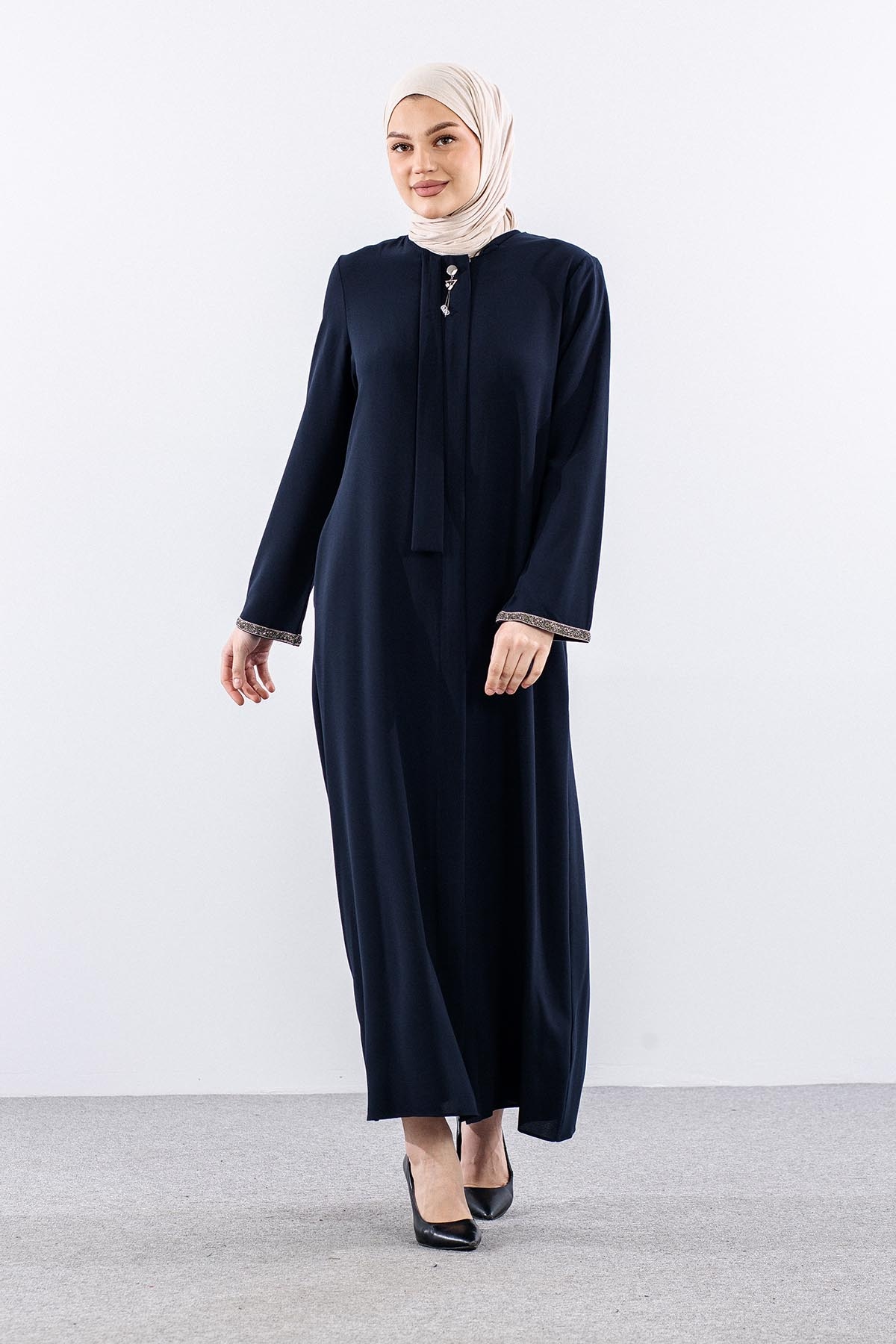 573 Ferace 46-56 Ayca Petek Kumas - Lacivert - 2