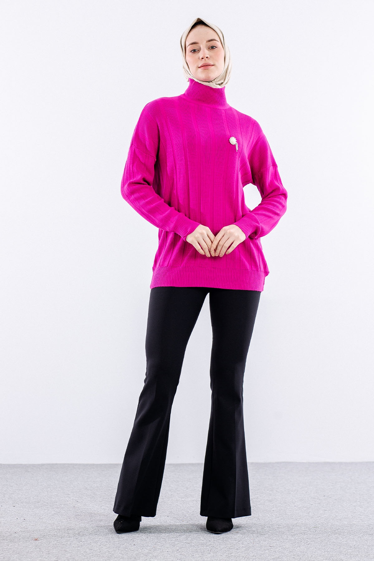 59 Triko Kazak Tek - Fusya - 1