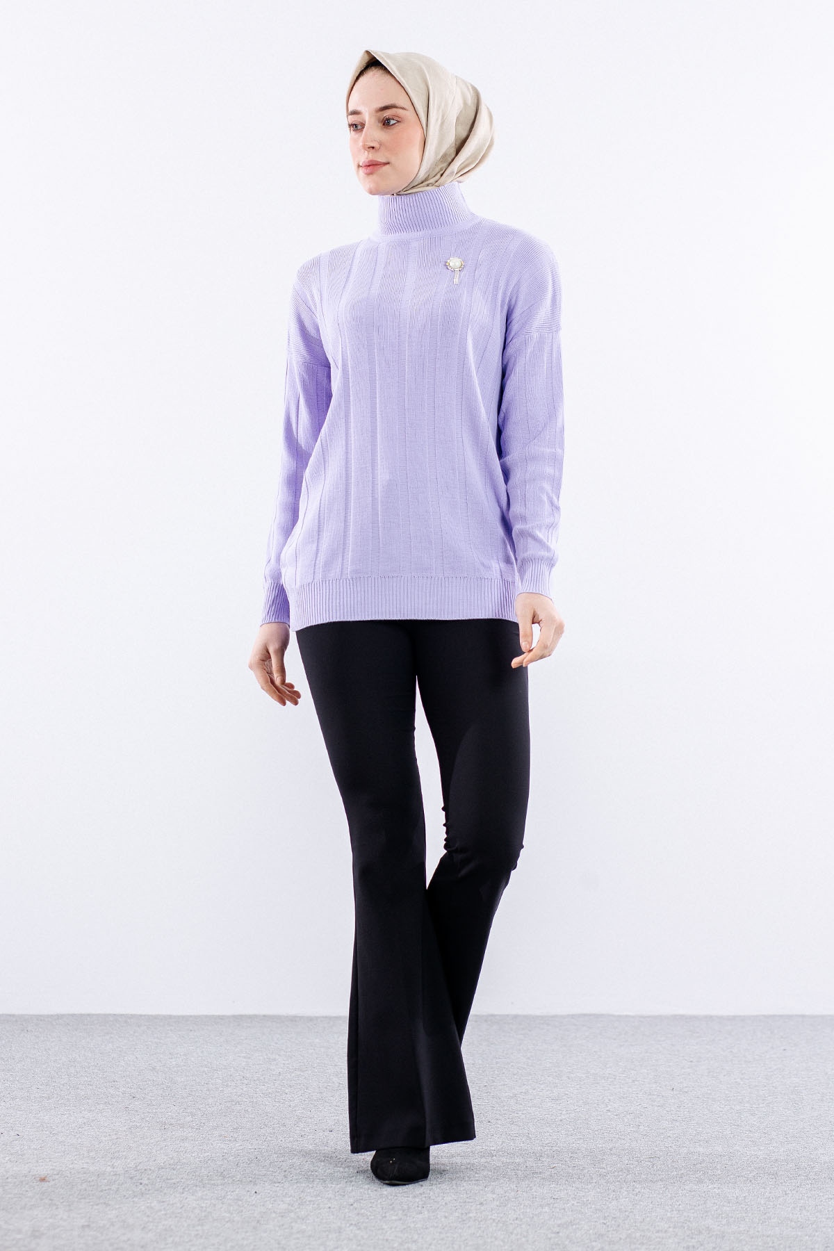 59 Triko Kazak Tek - Lila - 1