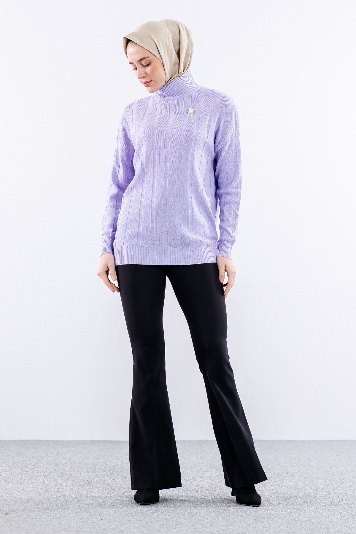 59 Triko Kazak Tek - Lila - 2