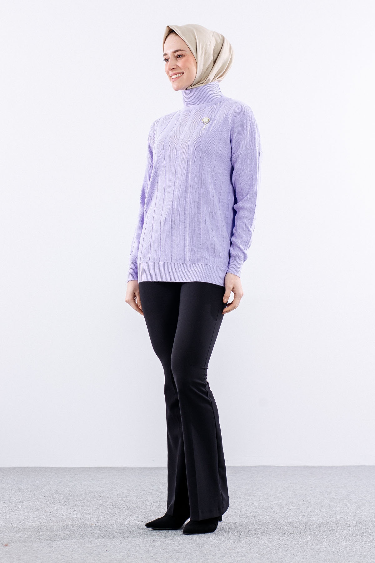 59 Triko Kazak Tek - Lila - 3