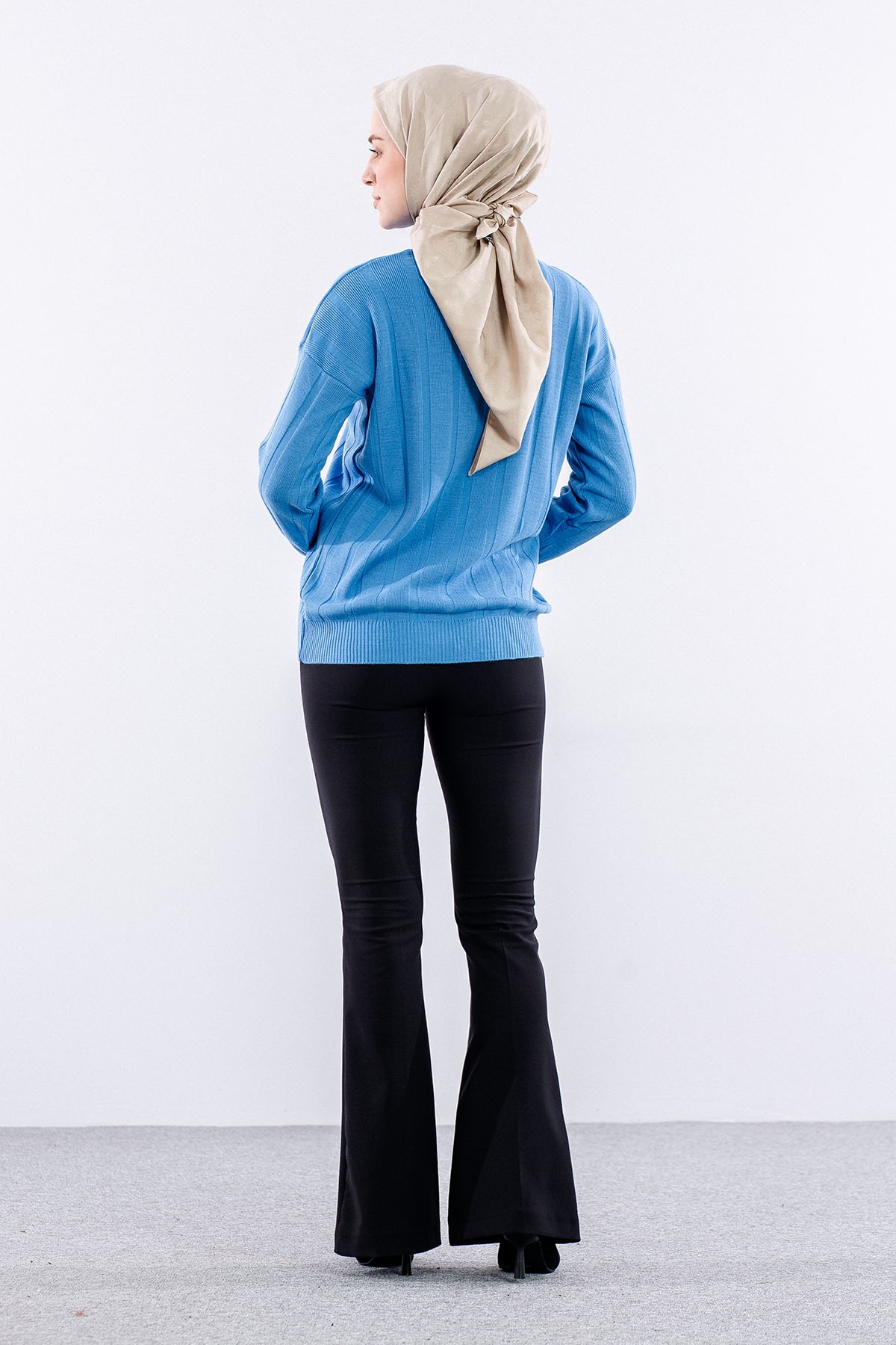 59 Triko Kazak Tek - Mavi - 4