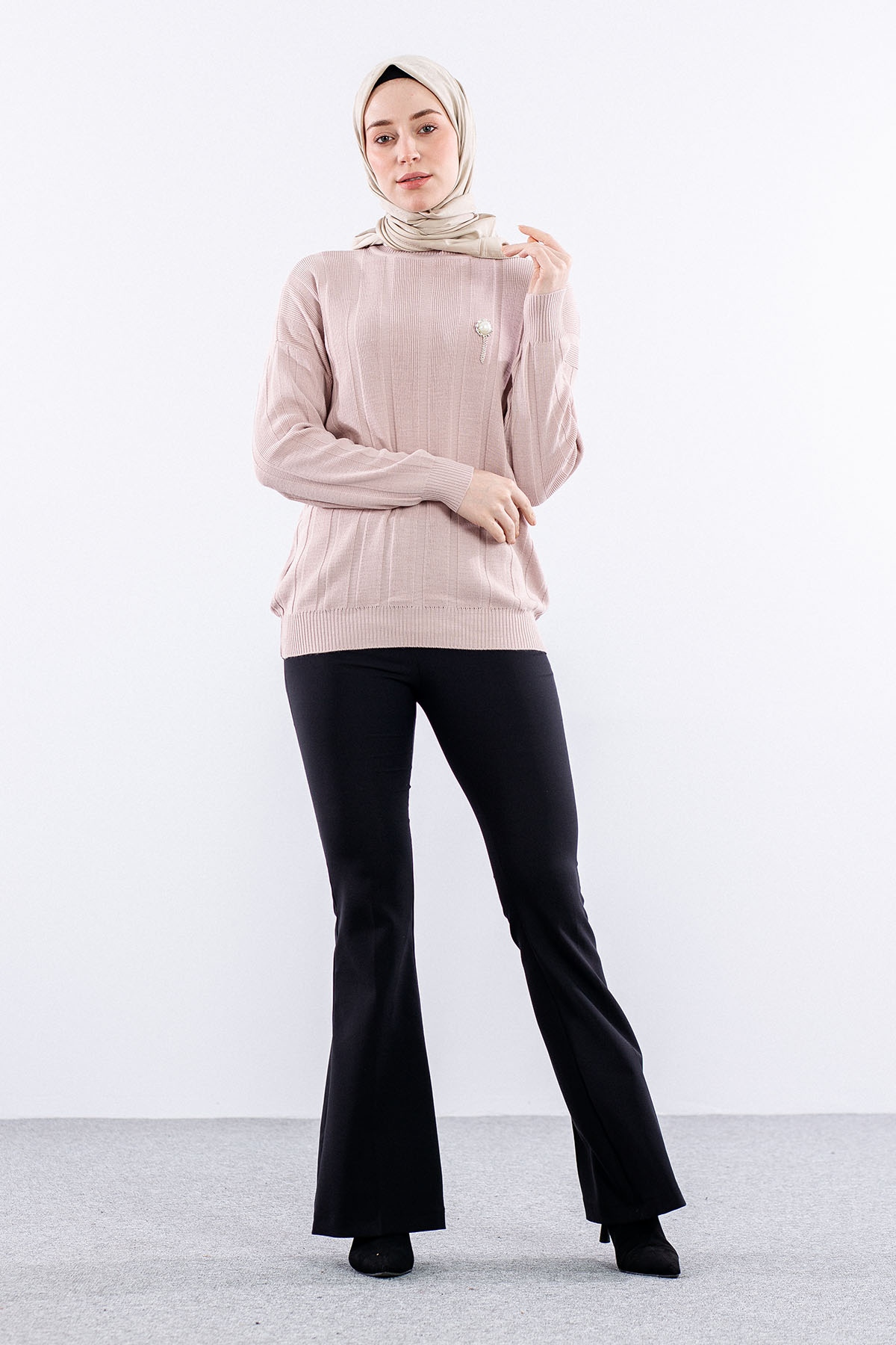 59 Triko Kazak Tek - Pudra - 2