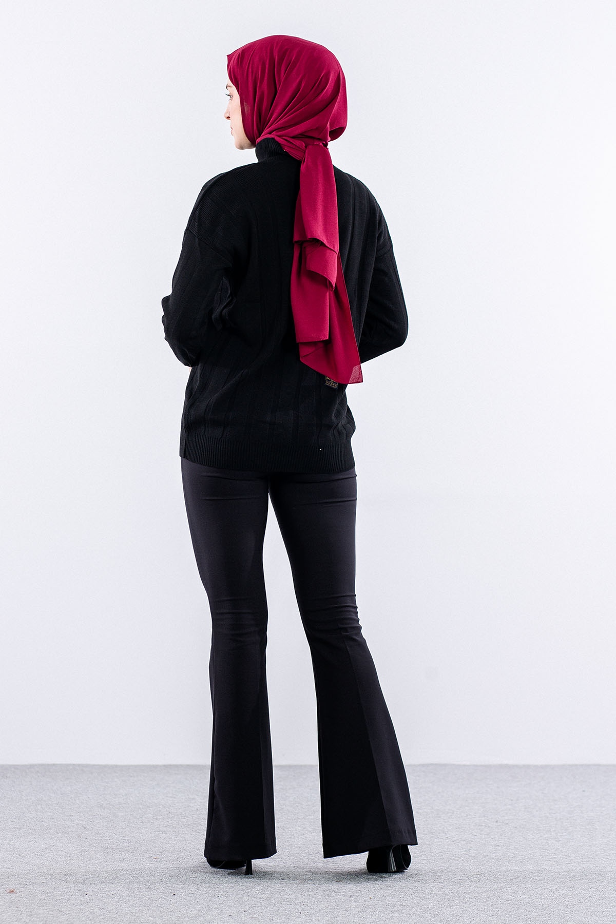 59 Triko Kazak Tek - Siyah - 4