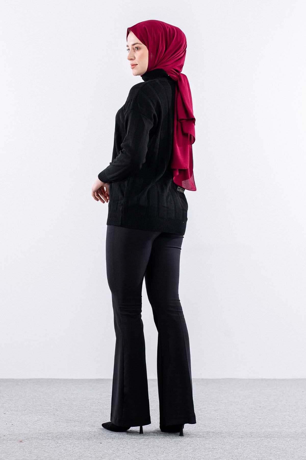 59 Triko Kazak Tek - Siyah - 5