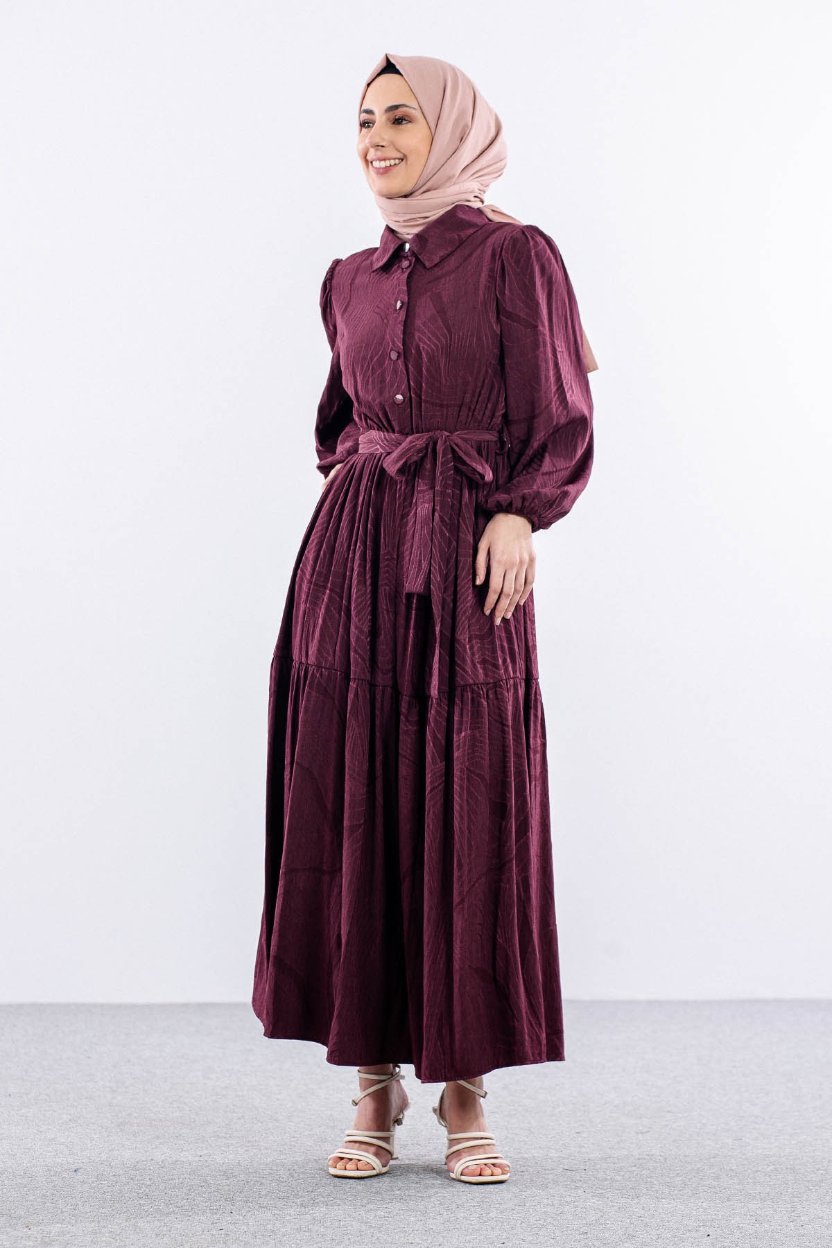 5916 Elbise 38-44 Dsn - Murdum - 3