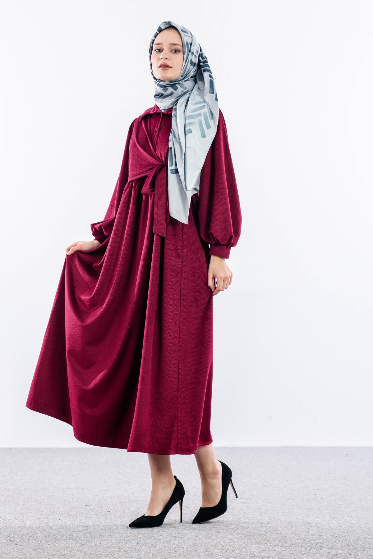 5944 Elbi̇se 38-44 Bagcikli - Bordo - 2