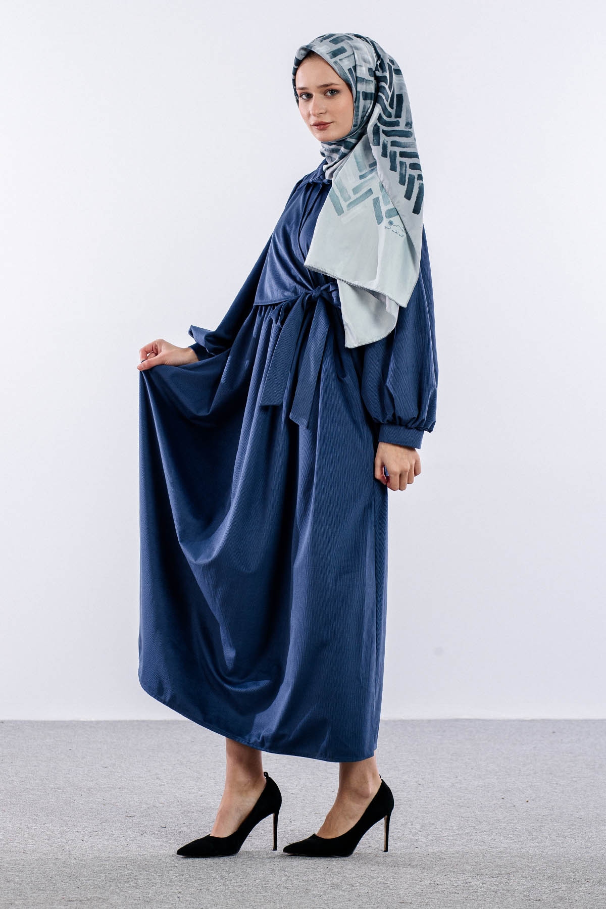 5944 Elbi̇se 38-44 Bagcikli - Mavi - 2