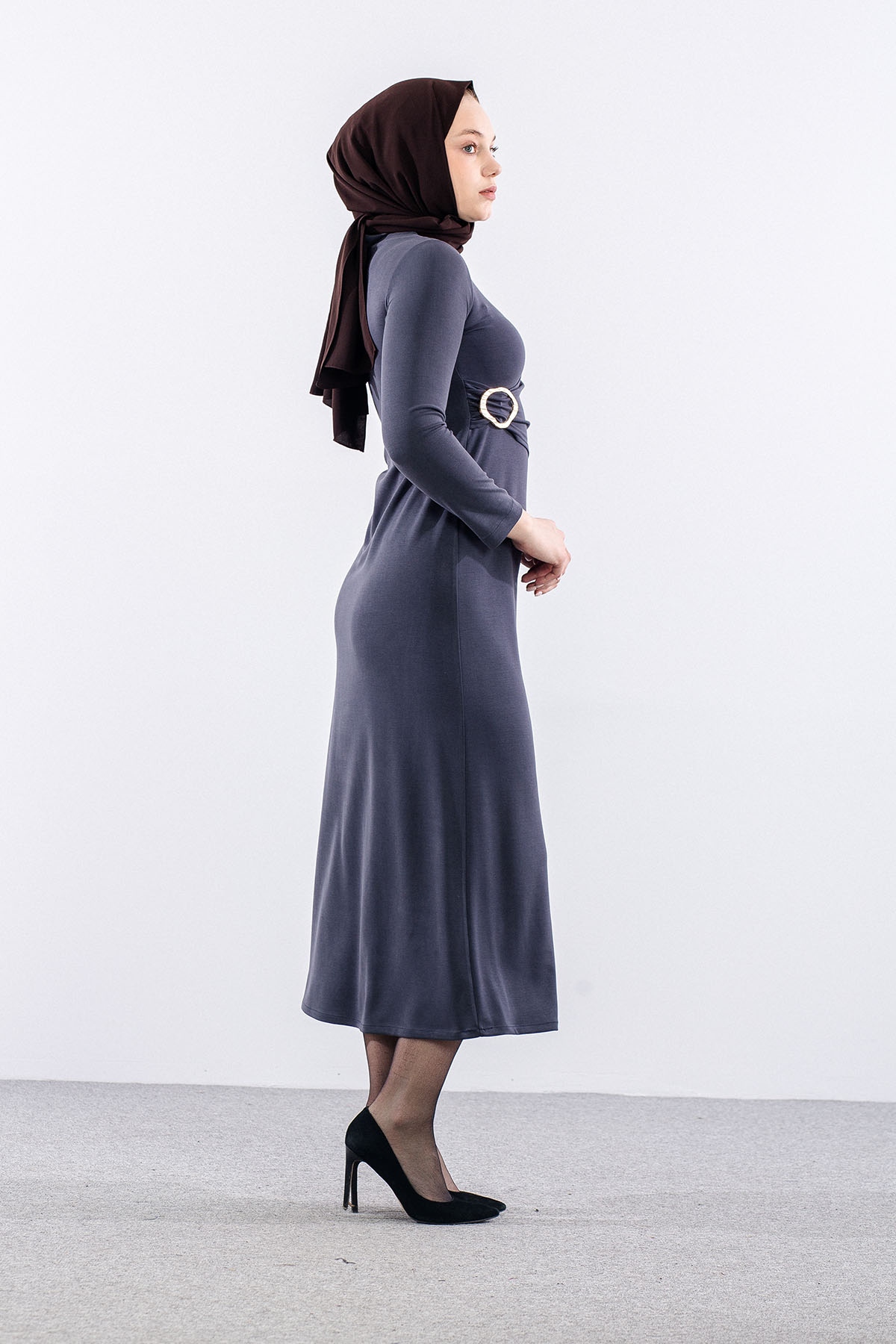 5972 Elbi̇se 38-44 Toka Detay - Antrasit - 3