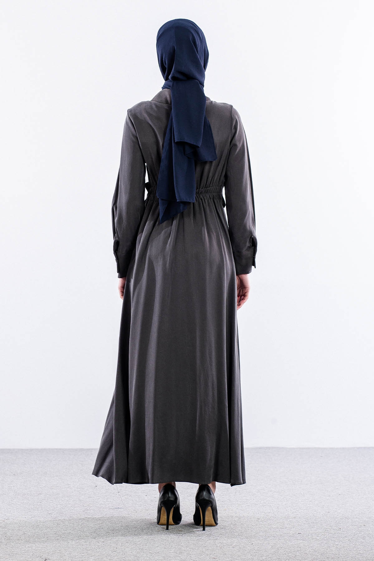 5975 Elbi̇se 38-44 Beli̇ Kuşak - Antrasit - 6