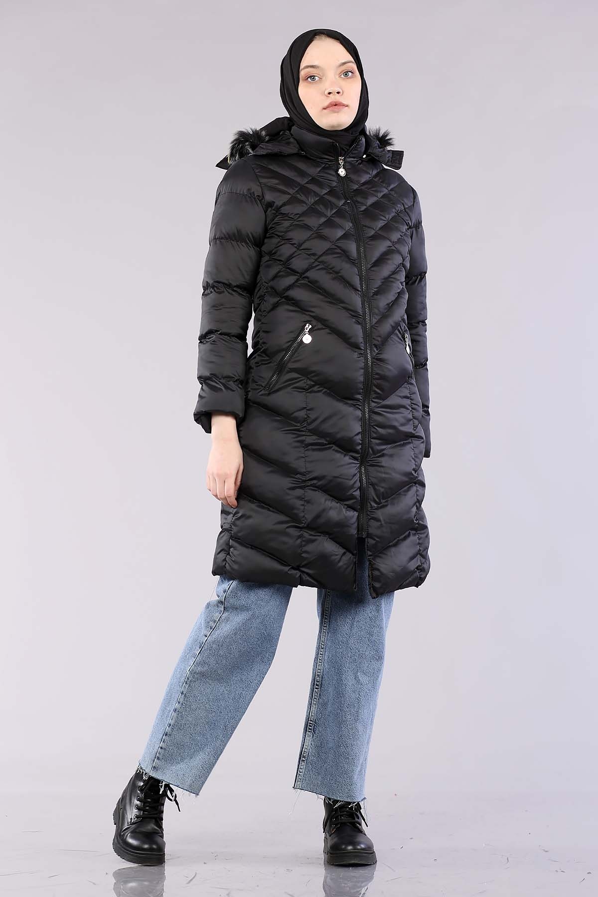 6 şişme Kaban 40-46 Baklava - Siyah - 2