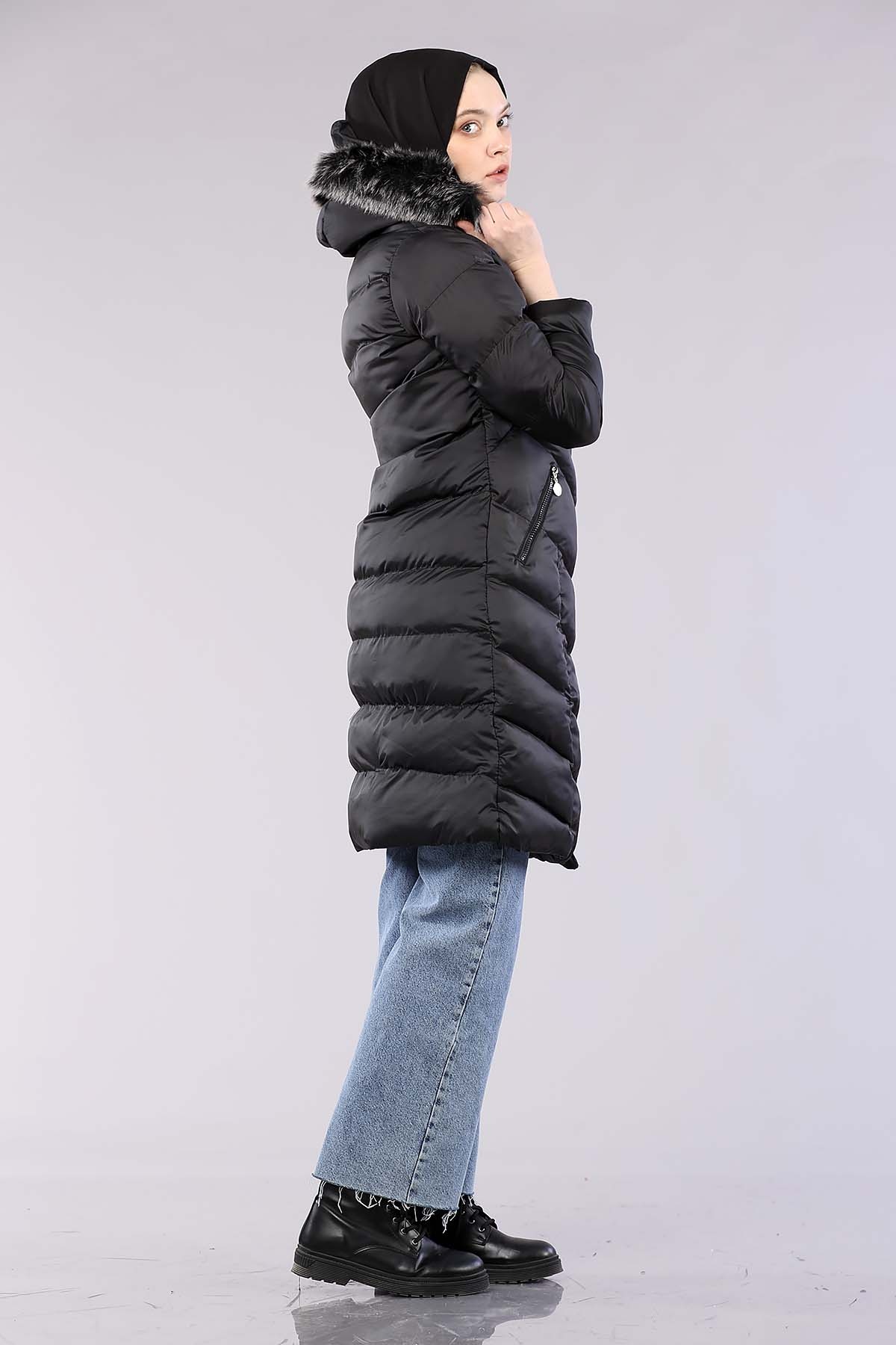 6 şişme Kaban 40-46 Baklava - Siyah - 3