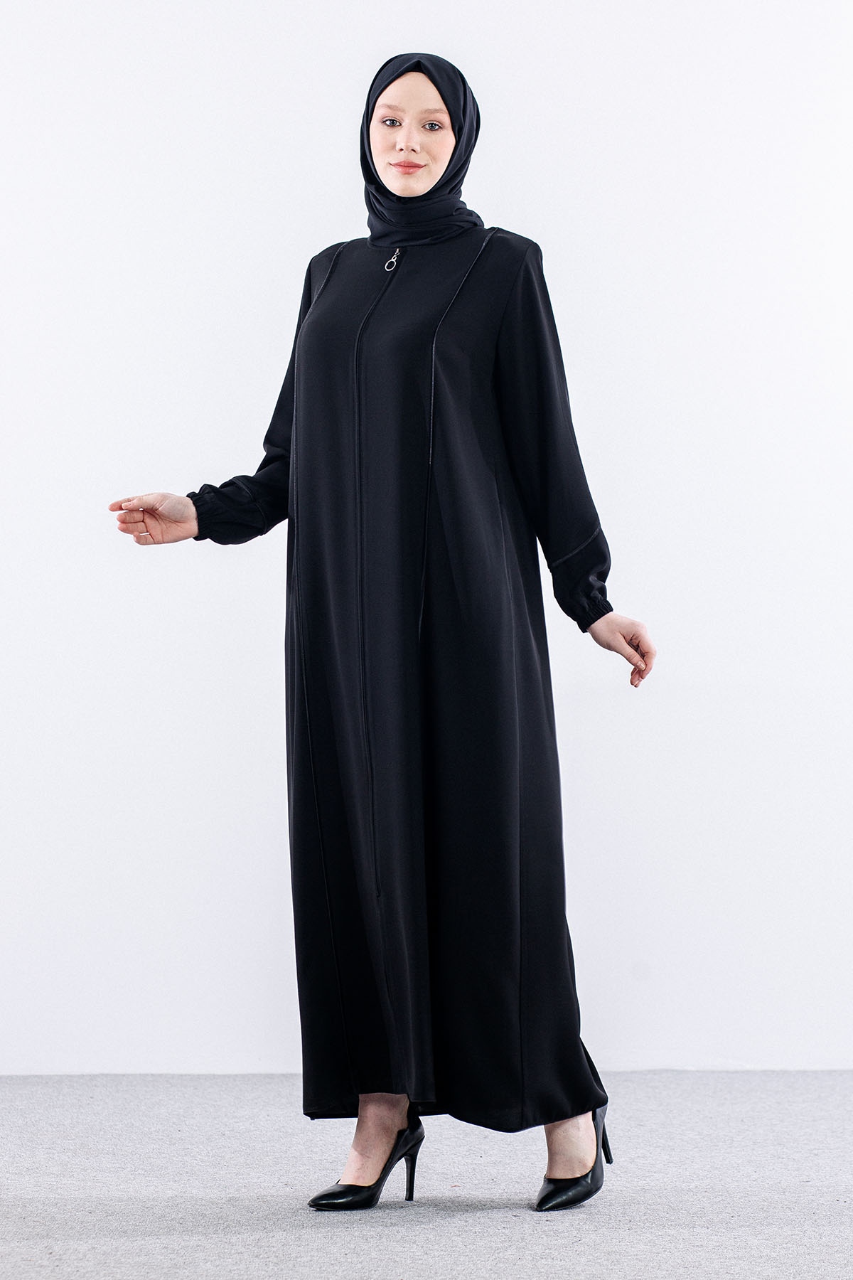 6011 Ferace 44-50 - Siyah - 3