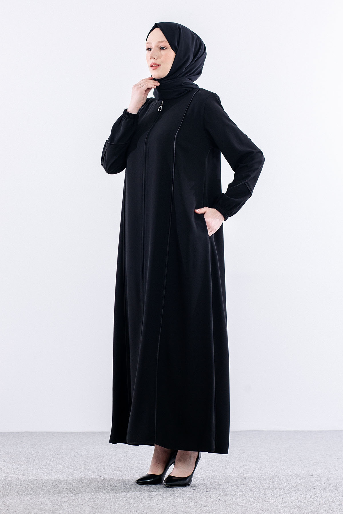 6011 Ferace 44-50 - Siyah - 4