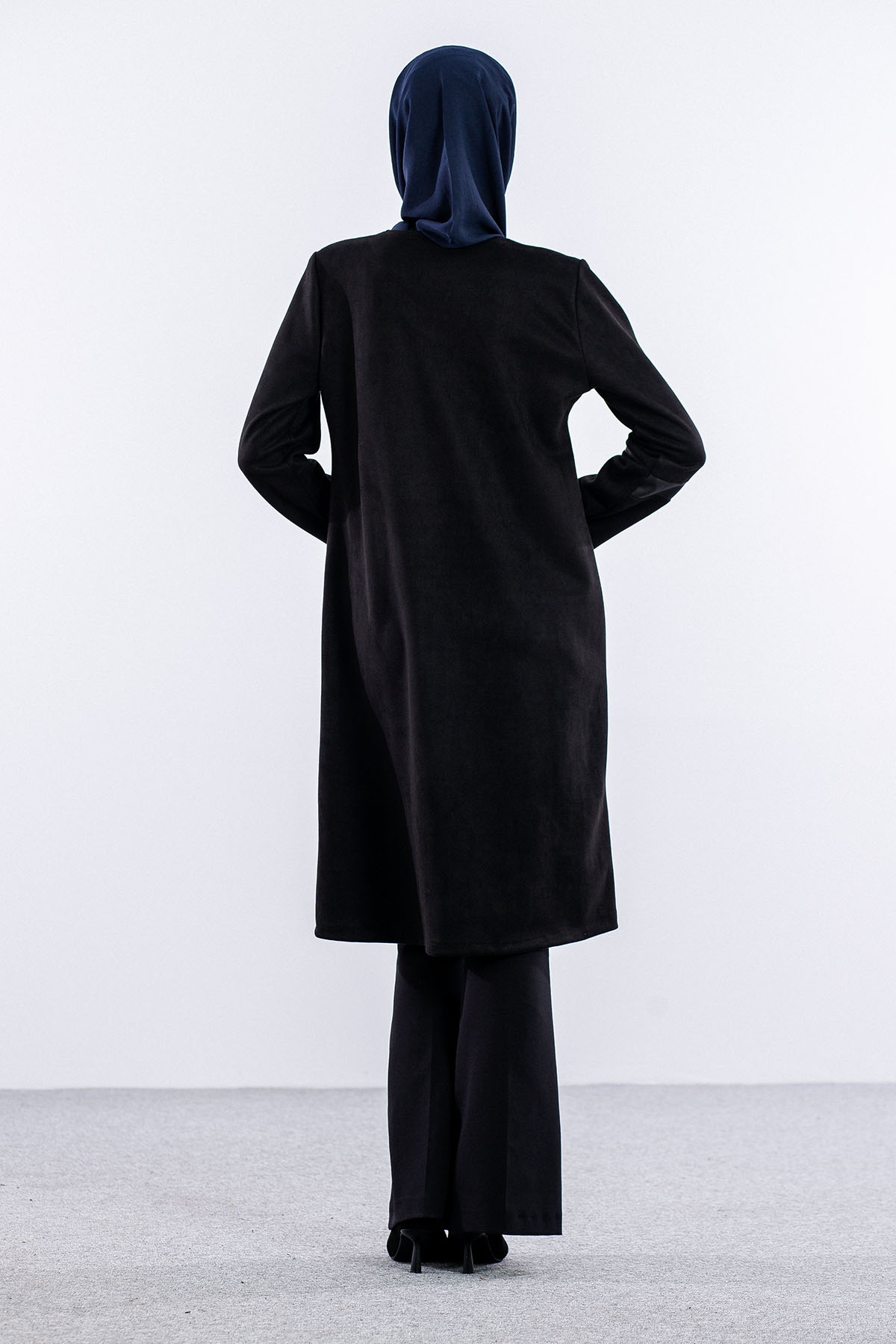 6042 Süet Kap 44-54 - Siyah - 5