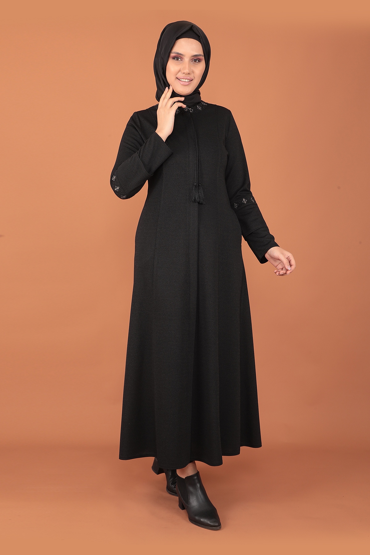 617 Maya Ferace 44-54 - Siyah - 2