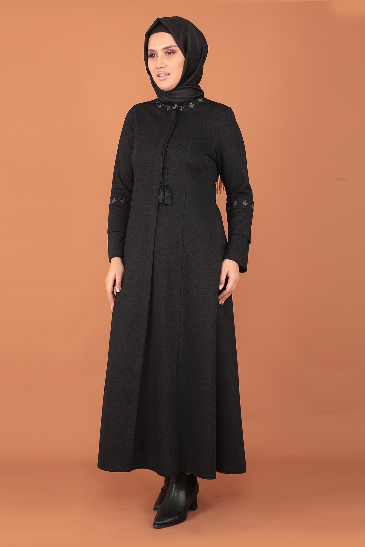 617 Maya Ferace 44-54 - Siyah - 4