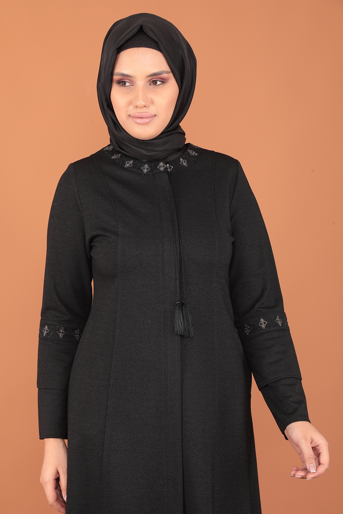 617 Maya Ferace 44-54 - Siyah - 5