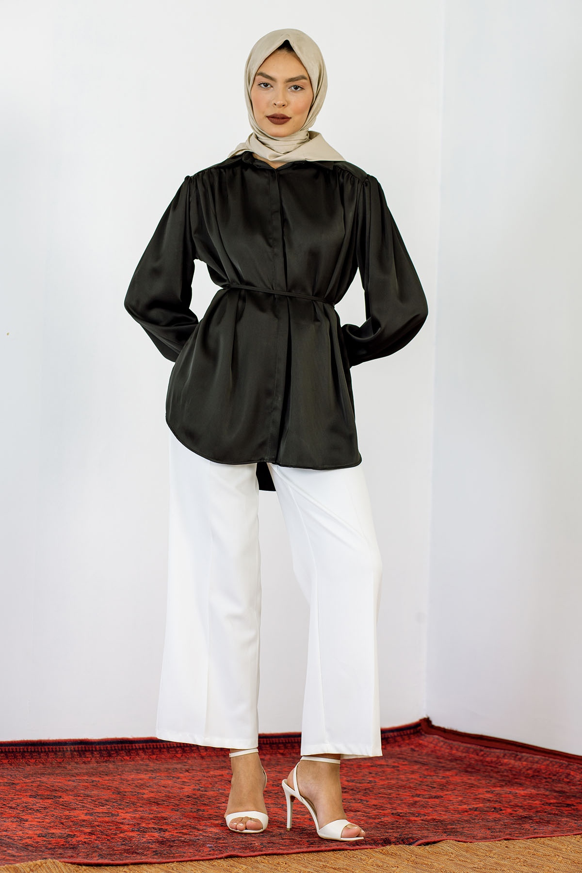 6209 Daisy Gömlek 1-2 - Siyah - 1