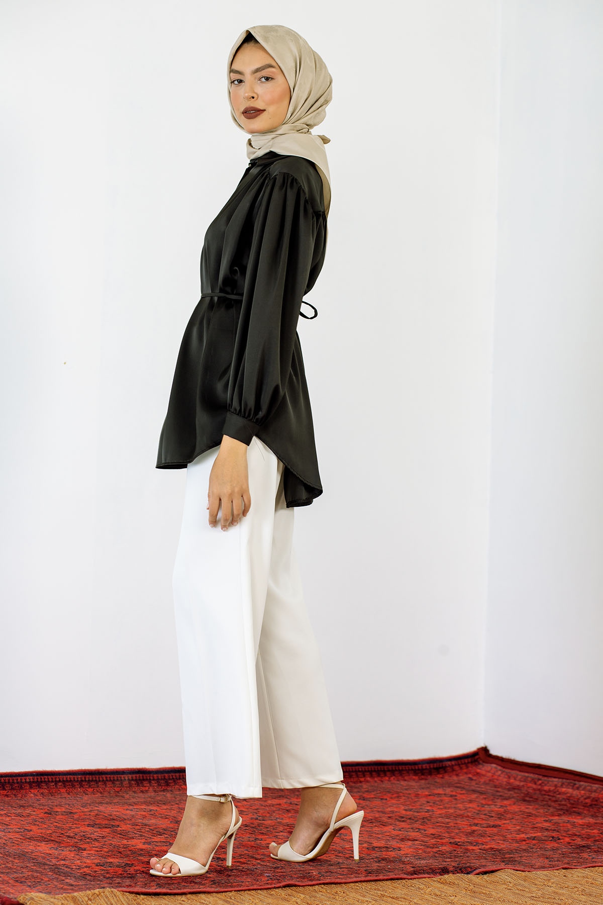 6209 Daisy Gömlek 1-2 - Siyah - 3