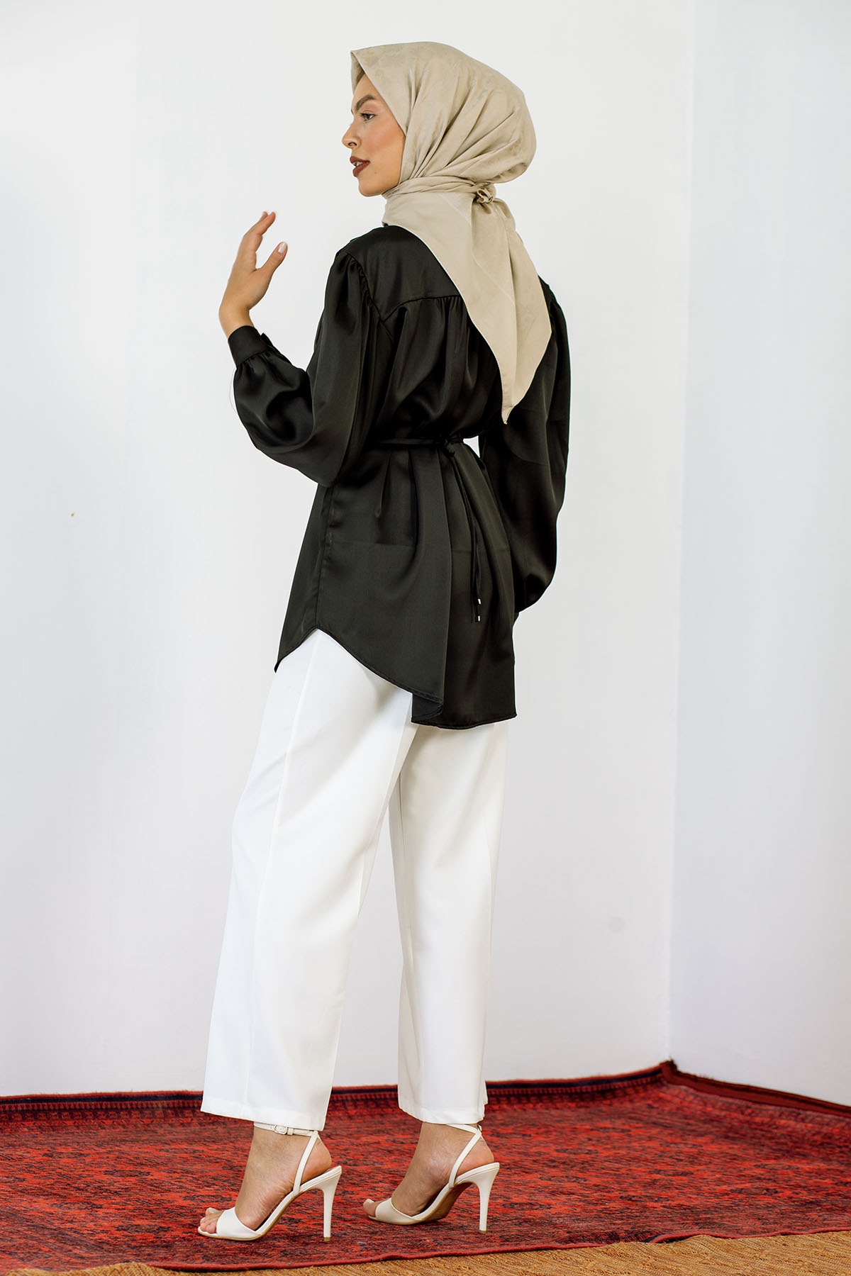 6209 Daisy Gömlek 1-2 - Siyah - 4