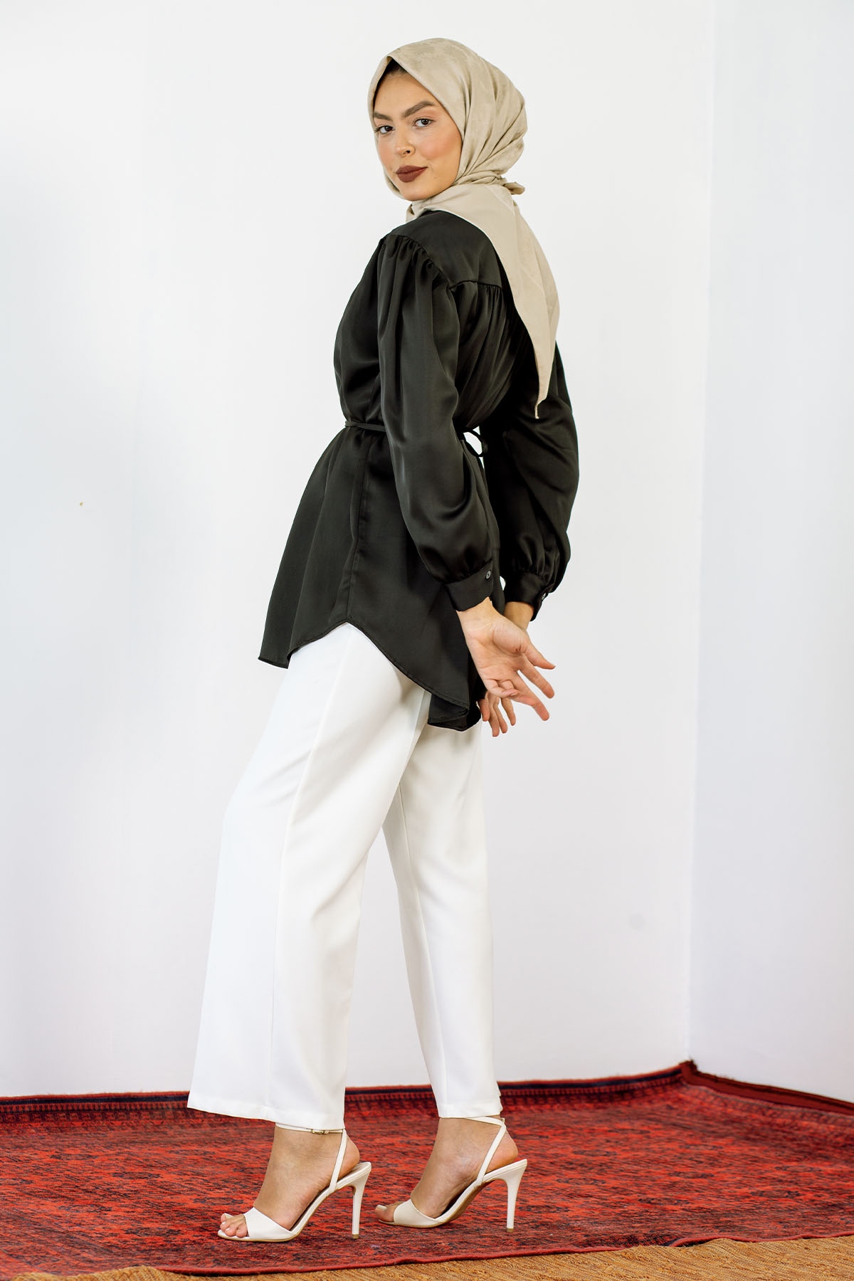 6209 Daisy Gömlek 1-2 - Siyah - 5