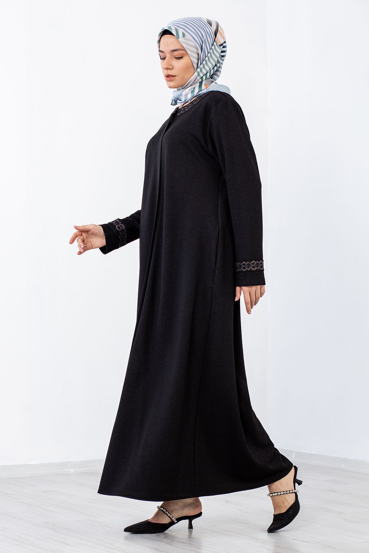 623 Ferace 46-56 - Siyah - 3