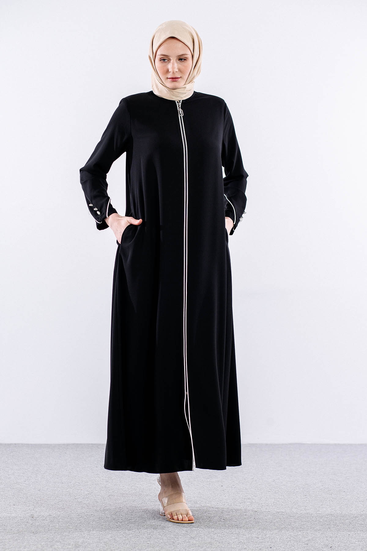 682 Ferace 42-52 - Siyah - 1