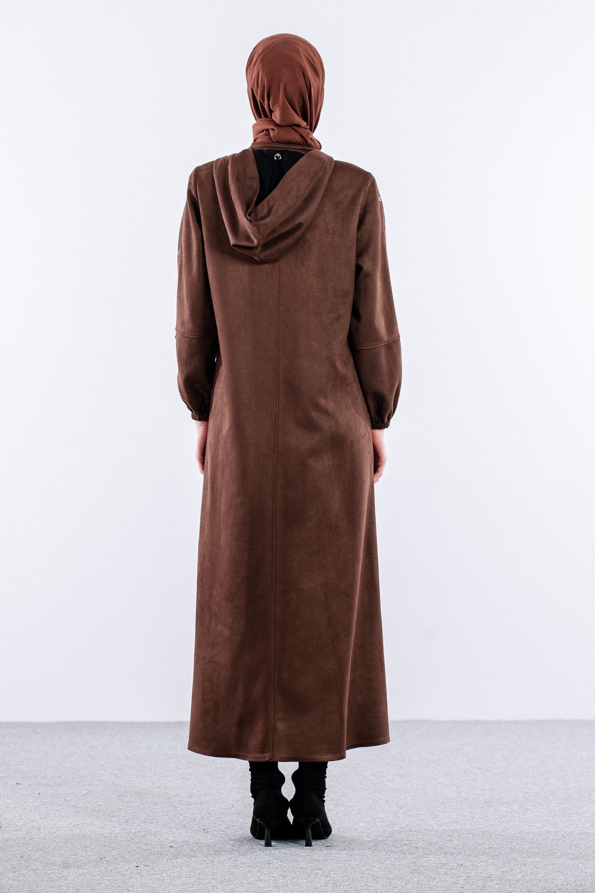 690 Pardesü 40-50 Süet - Kahve - 4